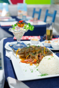 Leche de tigre con pescado a la chorrillana