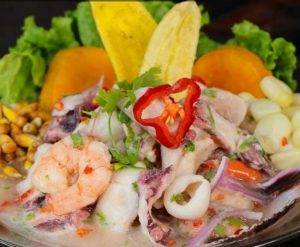 16 CEVICHE DE MARISCOS